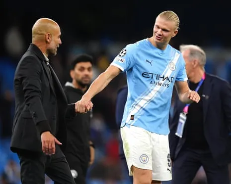 Erling Haaland Enters Elite UCL 50-Goal Club, Hailed by Guardiola as Ronaldo and Messi's Fellow Monster