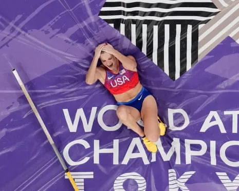 Katie Moon secures third straight world pole vault gold in dramatic Japanese showdown