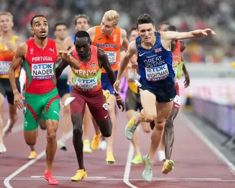 UK's Jake Wightman Just Loses Out on Gold as Portugal's Isaac Nader Takes Stunning 1500m Victory